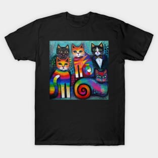 Five Cats T-Shirt